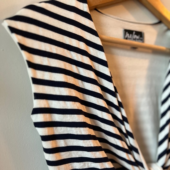 Melow par Melissa Bolduc Striped Front Tie Top XS - Picture 7 of 8